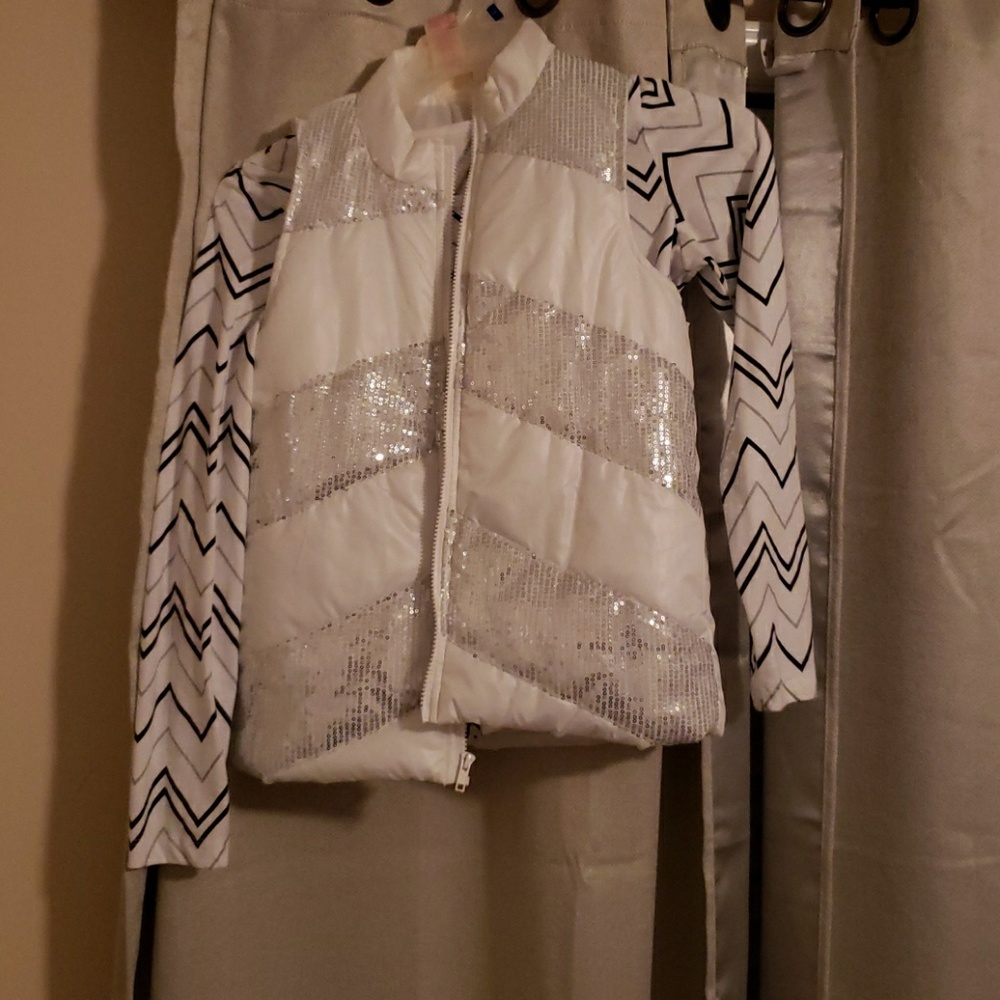 Girls shirt and poncho set.